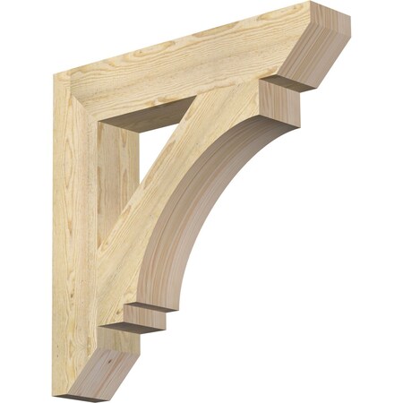 Ekena Millwork Imperial Slat Rough Sawn Bracket, Douglas Fir, 6"W x 32"D x 32"H BKT06X32X32IMP06RDF